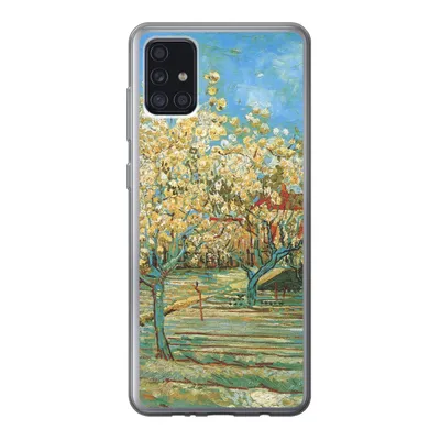 Produktbild von MuchoWow® Handyhülle Schutzhülle Hülle für Samsung Galaxy A52 5G Blühender Obstgarten - Vincent van Gogh Silikon Softcase Handy Hülle - Umschlag