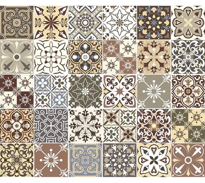Immagine prodotto di Adesivi autoadesivi per piastrelle da cucina e bagno – 30 adesivi in stile azulejos effetto cemento, Sinofiona – 30 adesivi, 20 x 20 cm