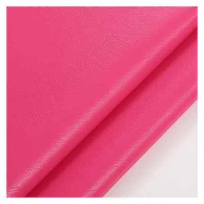 Image de Solidchoice - Similicuir rouge "Rosenrot" vendu au mètre, dimensions : 1,37 x 3 mètres