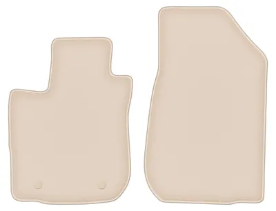 Produktbild von DURBAN Beige Velours-Fußmatten vorne für Dacia Sandero II FL Schrägheck (2018-2021)