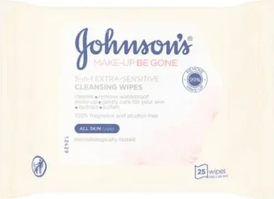 Produktbild von Johnson, Gesichtspflege extra sensitiv, Reinigungstücher, 25 Stück