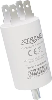 Produktbild von Xtreme-Motorkondensator (10µF, 450 VAC, Stecker)