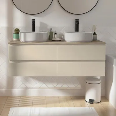 Produktbild von Sorrento 120 cm Wandhängender Doppelwaschtisch