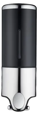 Produktbild von Seifenspender Wandmontiert 500ml Manuell Schwarz Kunststoff Flüssigseife Spender Für Küche Bad Hotel Büro