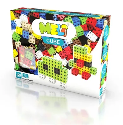 Produktbild von Meli Maxi Konstruktionsbausteine-Set – 100 Teile für Kleinkinder ab 1 Jahr