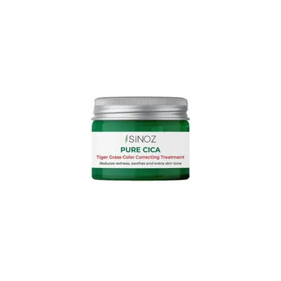 Image de Sinoz - Pure Cica Tiger Grass Color Correcting Treatment, 15ml - Crème visage dédiée aux peaux vasculaires