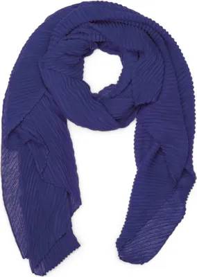 Produktbild von styleBREAKER Damen Schal fein gekreppt | Leichter Plissee-Schal für stilvolle Looks | Elegantes Halstuch mit fließenden Falten | Modisch Vielseitig & Angenehm weich | 96 x 192 cm