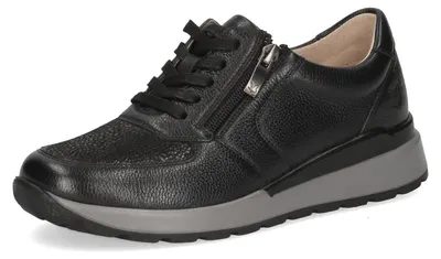 Zdjęcie produktu dla Caprice Sneaker - Black Combi Leather/Textile : Normal : 36 Rozmiar: 36 Szerokość: Normalna