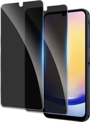 Produktbild von 2x Samsung Galaxy A25/A15 Sichtschutz 9H Glasfolie HD Blickschutz - Anti-Spy Anti-Kratzer