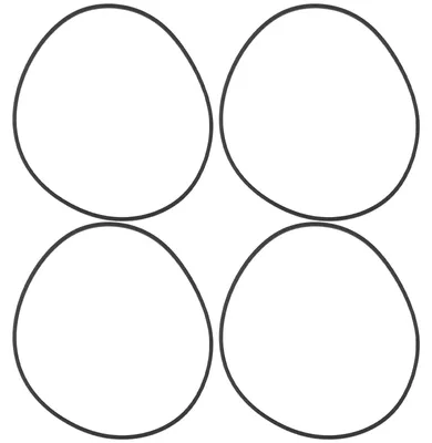 Image de 4 pièces de sangle rectangulaire, longueur 240 mm, diamètre 1,2 mm