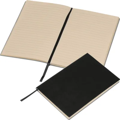 Produktbild von Notizbuch / flexibel / DIN A5 / 160 Seiten liniert / Farbe: schwarz