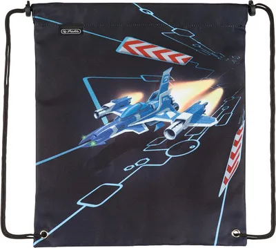 Produktbild von Herlitz Sportbeutel / Turnbeutel / Größe: 37x33x0,5cm / "Raumschiff"