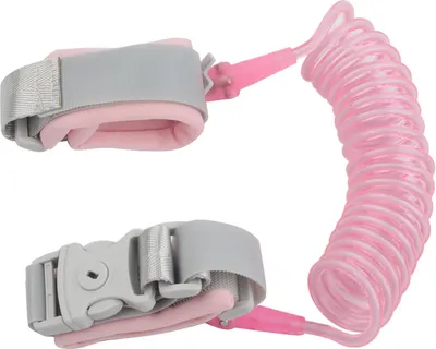 Immagine prodotto di guinzaglio da 2 m per bambini anti smarrimento con chiusura di sicurezza a chiave per bambini e bambini con cintura di imbracatura rosa rosa