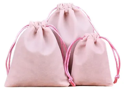 Produktbild von Schmuckbeutel aus Samt - Geschenkbeutel - Verpackungsbeutel - Organza Beutel - 20 x 25 cm - 24 Stück