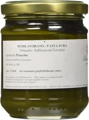Productafbeelding van Pure Pistachepasta 100% - 190 g - Ideaal voor IJs en Desserts