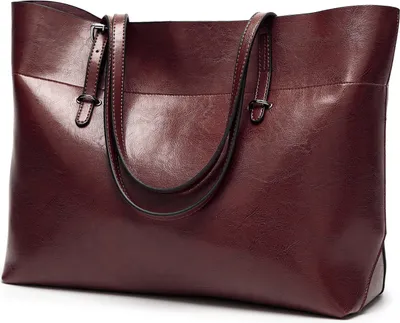 Produktbild von MODFU Schultertasche Handtasche Damen Henkeltasche Henkeltasche Schultertasche Umhängetasche Handtasche Tragetasche Leder Crossbody Bag Kaffee