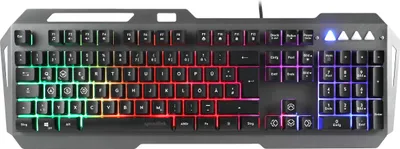 Immagine prodotto di speedlink SL-670006-BK speedlink LUNERA Metal Rainbow Gaming-Tastatur