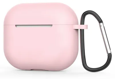 Obrázek produktu pro Silikonové pouzdro Techsuit pro AirPods 4 – ultratenké, hladké – růžové
