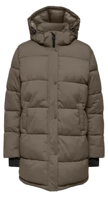 Produktbild von ONLY Damen ONLANN Premium Puffer Coat X-Long OTW Mantel, Braun, L