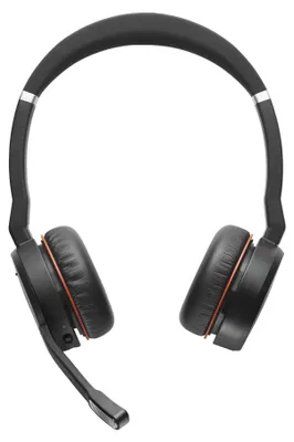 Produktbild von GN Jabra Evolve 75 SE UC Stereo - Headset - On-Ear - Bluetooth - kabellos - aktive Rauschunterdrückung - USB - mit Ladestation - Zoom Certified