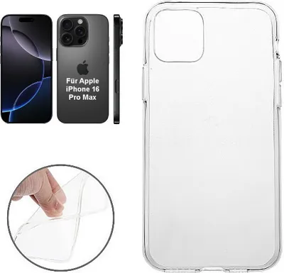 Produktbild von TPU Case - Apple iPhone 16 Pro Max - BIG clear