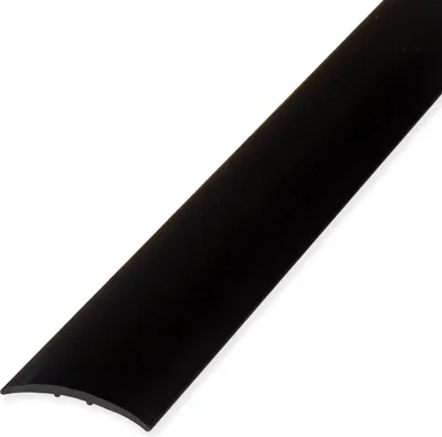 Produktbild von PROVISTON | Übergangsprofil | Aluminium eloxiert | Schwarz | Breite 28 mm | Höhe 1.5 mm | Länge 2700 mm | Selbstklebend | Übergangsschiene | Übergangsleiste | Bodenprofil | Abdeckleiste | 1 Stück