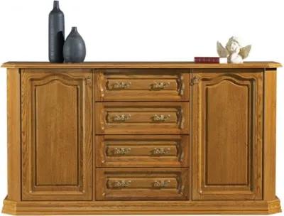 Produktbild von Landhaus Kommode Kommoden Kommodenschrank Sideboard Möbel XXL Anrichte Holz Neu