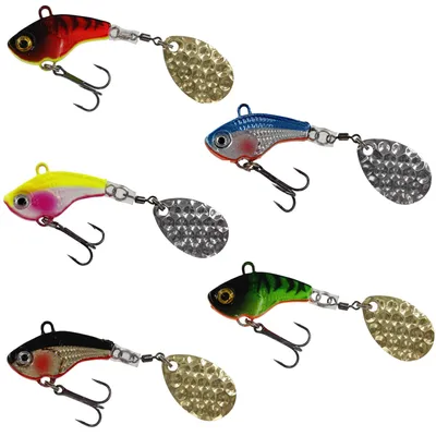 Produktbild von Kinetic Imp Tail Spin - Jigspinner, Gewicht:7g, Farbe:Blue/Silver