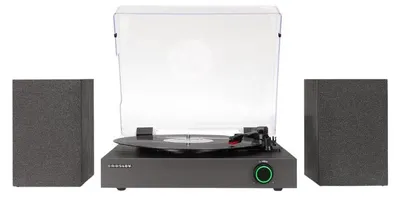 Produktbild von Crosley Zane – Plattenspieler mit Lautsprechern – Schwarz
