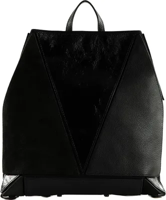 Imagen del producto de Gabs Cuero mochila de ocio Naoko Momu Sendai Black Shoulder Bag Nero