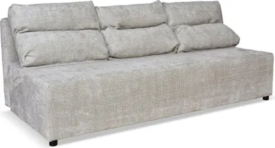 Produktbild von Family Meble Couch Kimo Schlafsofa Schlafcouch mit Bettkasten Freistehendes Lounge Sofa Bequem zum Entspannen Wohnzimmer Wartezimmer Grau(R)