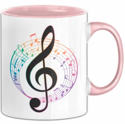 Produktbild von Musikliebhaber Musiker Tasse Geschenk Lustige Geschenkidee Spruch (Rosa)