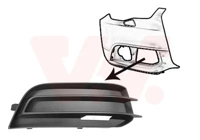 Produktbild von VAN WEZEL Lüftungsgitter Grill Stoßfänger für AUDI A1 Sportback (8XA, 8XF)