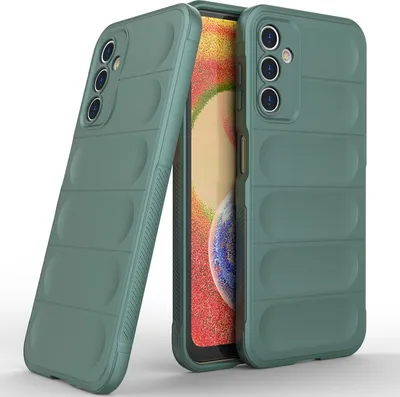 Produktbild von Galaxy A14 Hülle, Weich TPU Silikon Stossfest Anti-rutsch Schutzhülle für Samsung Galaxy A14 5G Grün