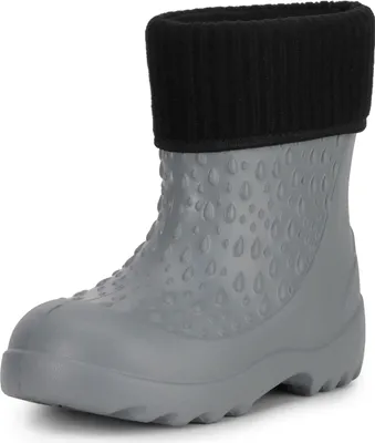 Produktbild von Ladeheid Kinder Mädchen Jungen leichte Eva Gummistiefel Regenstiefel LADW007 (Grau 2183, 24/25 EU)