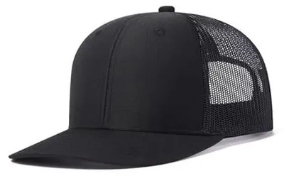 Produktbild von Trucker Cap Herren - Verstellbare Mesh Baseballcap - Schwarz A