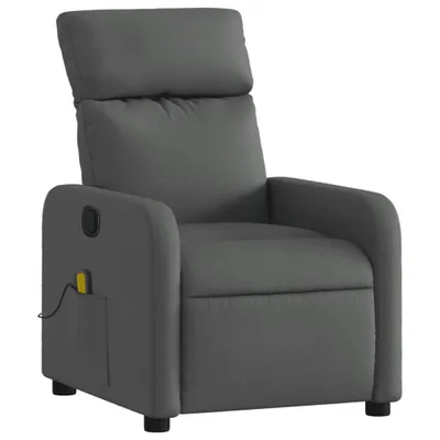 Produktbild von Massagesessel Dunkelgrau Stoff