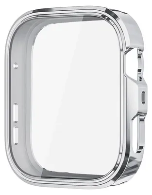 Produktbild von Für Huawei Watch Fit 4 Pro Electroplated Full Cover TPU Smart Watch Schutz Hülle Silber