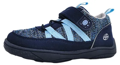 Image de Dockers par Gerli : Chaussures pour enfants, chaussures basses pour garçons, à scratch, chaussures pieds nus, couleur bleue, pour le quotidien