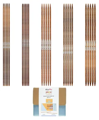 Stricknadel-Set, dubbelpuntig, 15 cm, 5 Stück (2,0–4,0 mm)