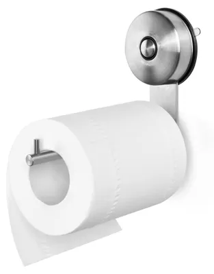 Image de Porte-papier hygiénique à ventouse – Porte-papier hygiénique à ventouse, sans perçage, en acier inoxydable, pour la cuisine et la salle de bains