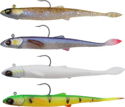 Produktbild von Savage Gear Flying Minnow - montierter Gummifisch, Gewicht:12g, Länge:10cm, Farbe:Goby
