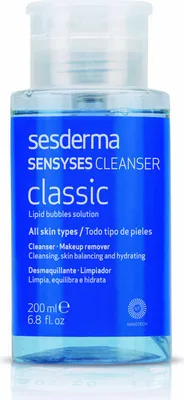 Produktbild von Sesderma Sensyses Cleanser Classic, Makeup Reinigungslotion, Frauen, Jeder Hauttyp, Feuchtigkeitsspendend, Nährend, ausgleichend, 200 ml, Flasche