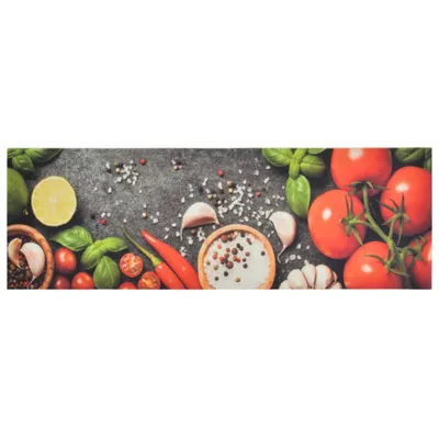 Immagine prodotto di Tappeto da Cucina Lavabile Verdure 60x180 cm Velluto