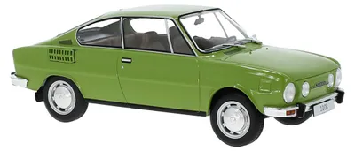 Immagine prodotto di Modello in scala della Skoda 110R, colore verde, anno 1970.
