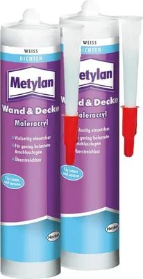 Produktbild von Metylan Wand & Decke Maleracryl, Kartusche, 2x300ml