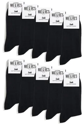 Produktbild von Socken – Baumwollsocken für Herren – 5 oder 10 Paar – Größen 35-38, 39-42, 43-46 und 47-50