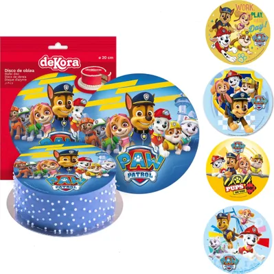 Produktbild von Jedlý papír Paw patrol - tlapková patrola všichni přátelé 20cm