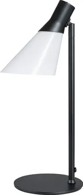 Produktbild von Tischlampe, Tischleuchte, Nachttischlampe, Schreibtischlampe, LED Leselampe, Gent Glas schwarz