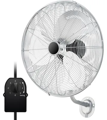 Obrázek produktu pro Nástěnný ventilátor TAN10311630GB, 56 cm, 120 W, stříbrný